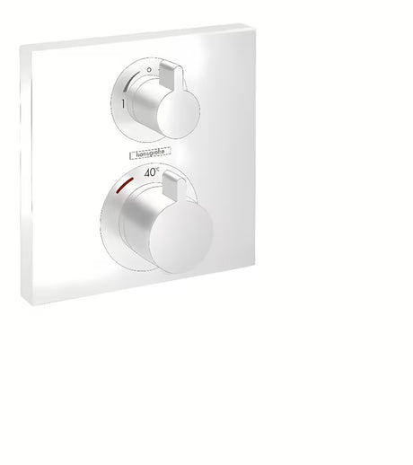 Hansgrohe Ecostat Square potinkinė termostatinė dušo maišytuvas matinės baltos spalvos