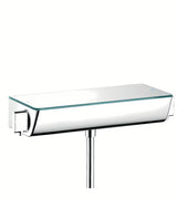 Hansgrohe Ecostat Select termostatinė dušo maišytuvas chromo spalvos su lentynėle iš veidrodinio saugaus stiklo