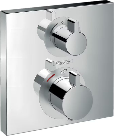 Hansgrohe Ecostat Square potinkinė termostatinė dušo maišytuvas chromo spalvos