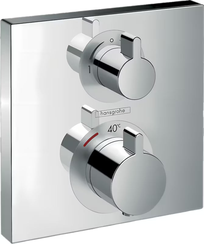 Hansgrohe Ecostat Square termostatinė potinkinė dušo maišytuvas chromo spalvos