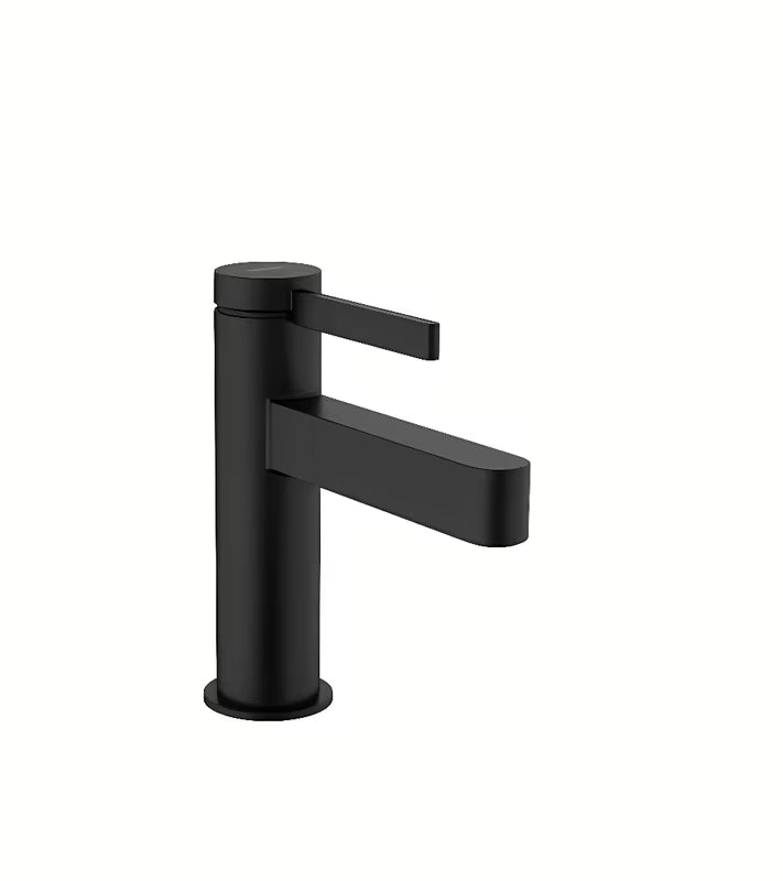 Hansgrohe Finoris praustuvo ventilis šaltam vandeniui, matinės juodos spalvos, plono geometrinio dizaino