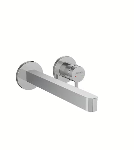 Hansgrohe Finoris potinkinė praustuvo maišytuvas montuojamas ant sienos, chromo spalvos