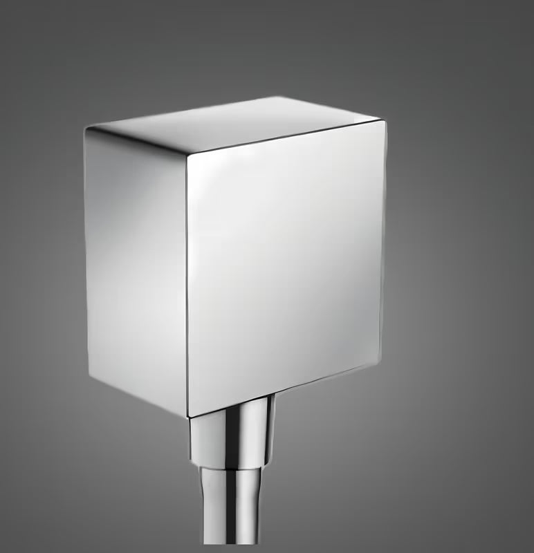 Hansgrohe fixfit Square išvadas potinkinis dušo žarnos, chromo spalvos su atbuliniu vožtuvu