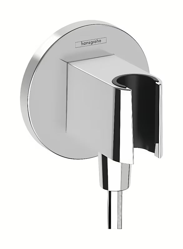 Hansgrohe fixfit S išvadas potinkinis chromo spalvos su dušo laikikliu ir atbuliniu vožtuvu