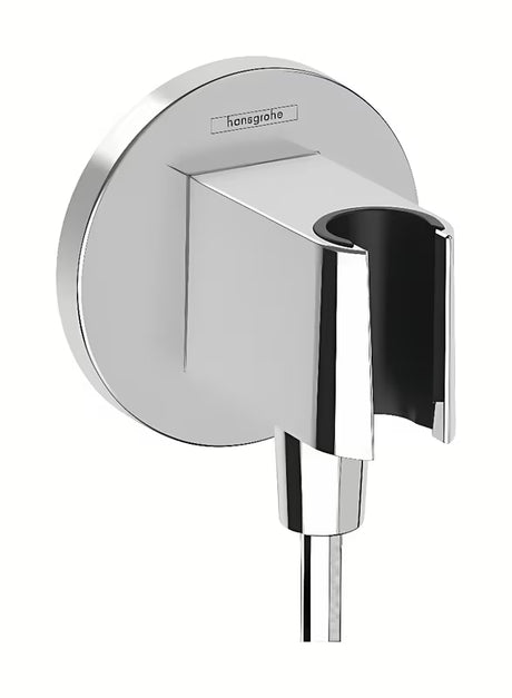 Hansgrohe fixfit S išvadas potinkinis chromo spalvos su dušo laikikliu ir atbuliniu vožtuvu