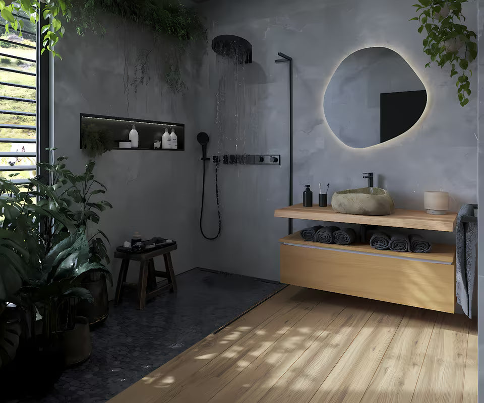 Hansgrohe fixfit Square išvadas potinkinis pro su dušo žarna, matinės juodos spalvos su atbuliniu vožtuvu