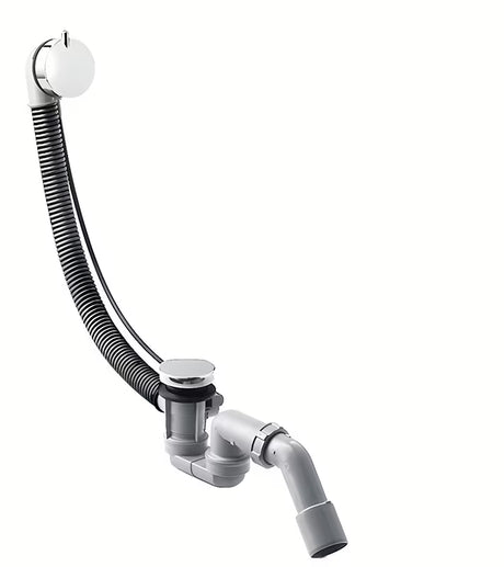 Hansgrohe Flexaplus automatinis sifonas voniai chromo spalvos pro standartinis vonios
