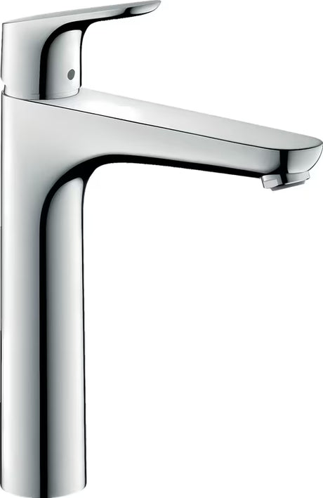 Hansgrohe Focus aukšta praustuvo svirtinis maišytuvas, chromo spalvos be praustuvo dugno vožtuvas