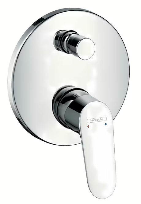 Hansgrohe Focus potinkinė svirtinis dušo ir vonios maišytuvas, chromo spalvos