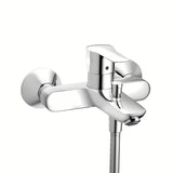 Sieninė svirtinis vonios maišytuvas Hansgrohe HG248 chromo spalvos su AirPower technologija
