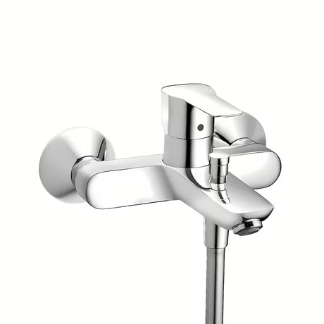 Sieninė svirtinis vonios maišytuvas Hansgrohe HG248 chromo spalvos su AirPower technologija