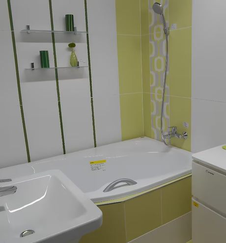 Sieninė svirtinis vonios maišytuvas Hansgrohe HG248 chromo spalvos su AirPower technologija