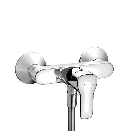 Sieninė svirtinis dušo maišytuvas Hansgrohe HG248 chromo apdailos
