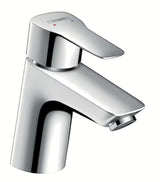 Chromuota svirtinis stovintis praustuvo maišytuvas Hansgrohe HG248 su praustuvo dugno vožtuvas apvalaus dizaino