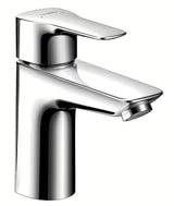 Chromuota svirtinis stovintis praustuvo maišytuvas Hansgrohe HG248 su praustuvo dugno vožtuvas