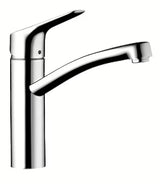 Chromuotas stovintis virtuvinis maišytuvas Hansgrohe HG248 su pasukamu snapu su EcoSmart technologija