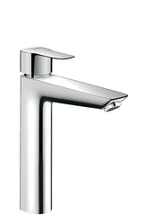 Aukštas praustuvo maišytuvas Hansgrohe HG248 chromo spalvos be praustuvo dugno vožtuvas