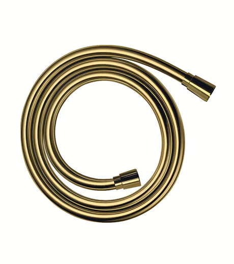 Dušo žarna hansgrohe Isiflex 1,60 m, poliruoto aukso spalvos, lygiu plastikiniu paviršiumi