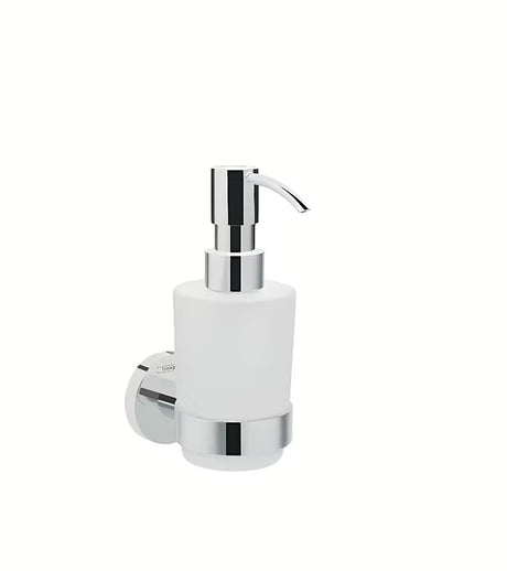 Hansgrohe Logis sieninis skysto muilo dozatorius chromo spalvos su stikliniu induku