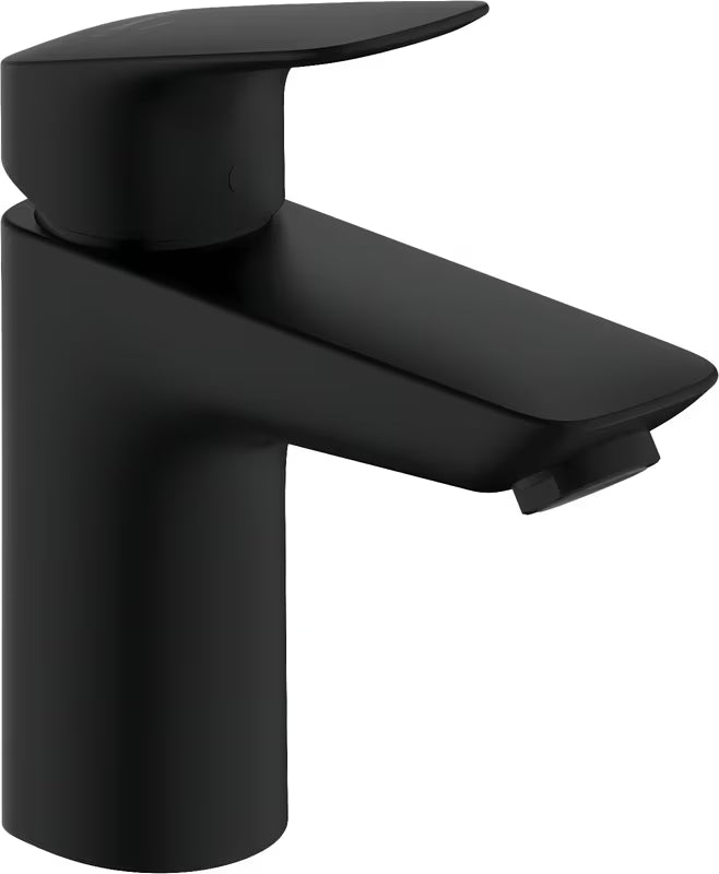 Hansgrohe Logis svirtinis praustuvo maišytuvas su praustuvo dugno vožtuvas matinės juodos spalvos