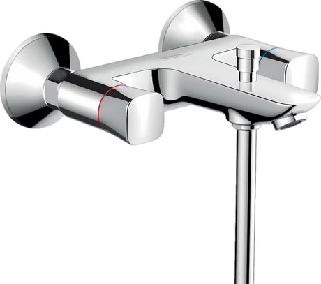 Hansgrohe Logis klasikiniai maišytuvai sieninė vonios maišytuvas chromo spalvos su perjungėju vonia / dušas