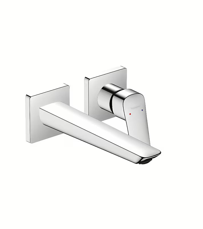 Hansgrohe Logis Fine potinkinė praustuvo maišytuvas chromo spalvos pro montuojamas prie sienos