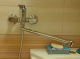 Hansgrohe Logis svirtinis sieninė vonios maišytuvas chromo spalvos