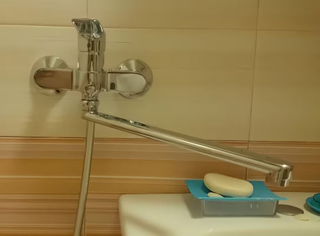 Hansgrohe Logis svirtinis sieninė vonios maišytuvas chromo spalvos