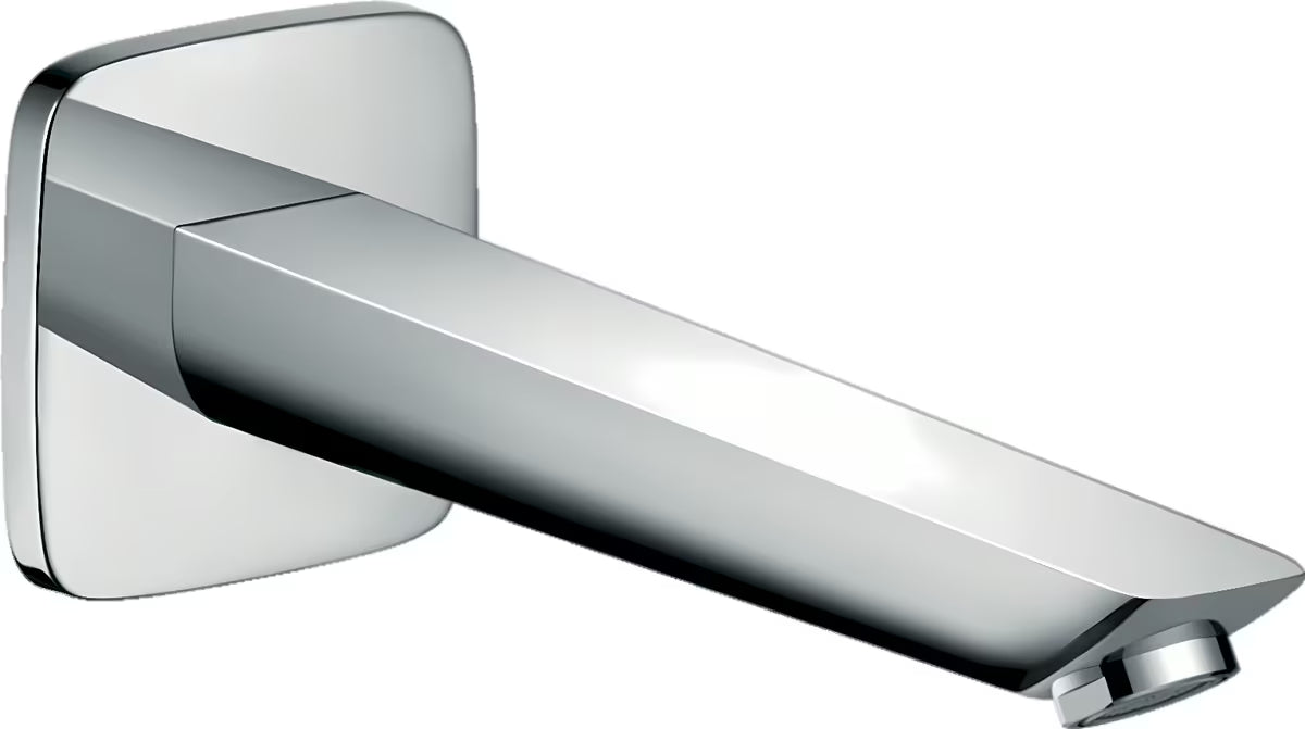 Hansgrohe Logis sieninis vonios snapas chromo spalvos, SoftCube dizaino