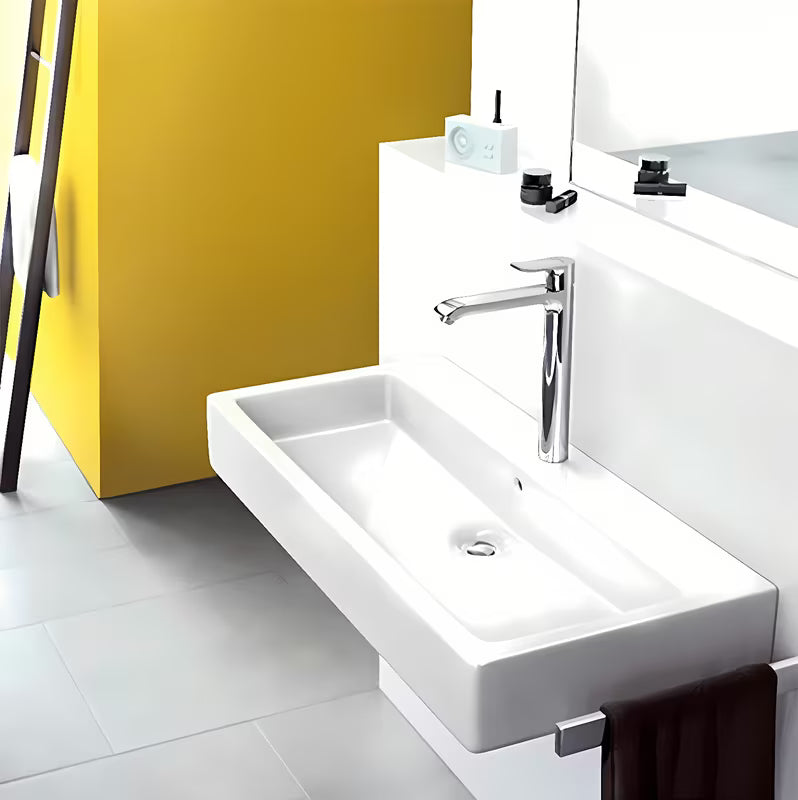 Hansgrohe Metris aukšta svirtinis praustuvo maišytuvas chromo spalvos.