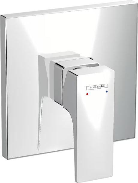 Hansgrohe Metropol potinkinė svirtinis dušo maišytuvas chromo spalvos, kampuoto dizaino