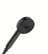 Hansgrohe Pulsify Select 105 rankinis dušas, matinės juodos spalvos, su Select perjungimu ir PowderRain srove