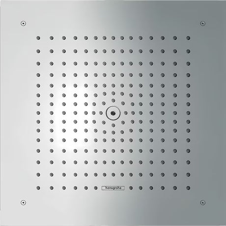 Viršutinis dušas hansgrohe Raindance E 400/400 chromo spalvos, pro montavimas lygiai su lubomis