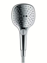Rankinis dušo galvutė Hansgrohe Raindance Select E baltos / chromo spalvos su mygtuku Select