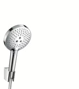 Chromo spalvos vonios dušo komplektas Hansgrohe Raindance Select S su rankiniu dušeliu 125 mm, laikikliu ir 1,60 m žarna.