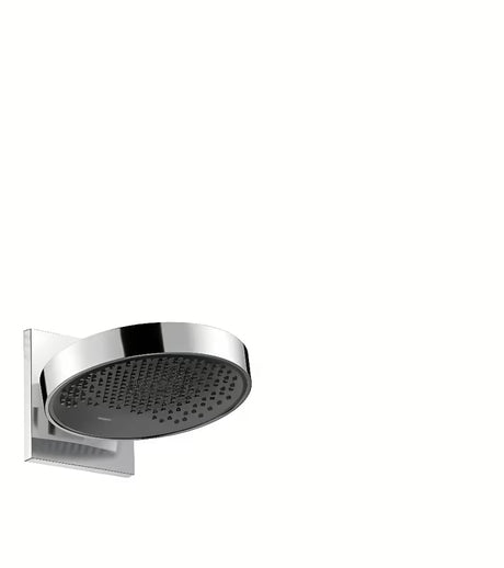 Viršutinis dušas Hansgrohe Rainfinity 250 1jet, chromo spalvos, su antracito spalvos dušo disku