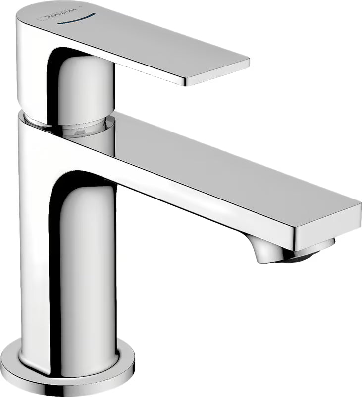 Chromuotas pastatomas praustuvo ventilis hansgrohe Rebris E pro šaltam arba iš anksto sumaišytam vandeniui