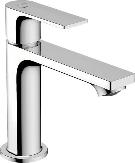 Chrominis stovintis praustuvo maišytuvas hansgrohe Rebris E 110 CoolStart be praustuvo dugno vožtuvas