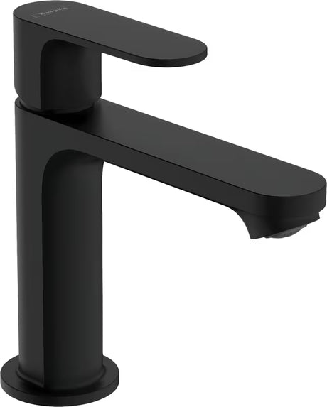 Hansgrohe Rebris S svirtinis praustuvo maišytuvas su praustuvo dugno vožtuvas juodos matinės spalvos.