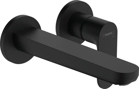 Hansgrohe Rebris S potinkinė praustuvo maišytuvas juodos matinės spalvos pro montuojamas ant sienos