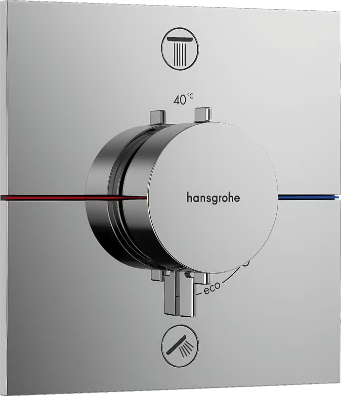 Hansgrohe showerselect Comfort E potinkinė termostatinė dušo maišytuvas chromo spalvos