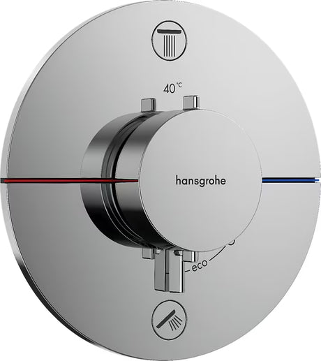 Hansgrohe showerselect Comfort S potinkinė termostatinė dušo maišytuvas chromo spalvos