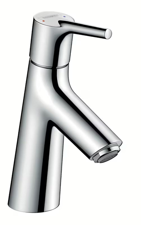 Chromo spalvos svirtinis praustuvo maišytuvas Hansgrohe Talis S be praustuvo dugno vožtuvas