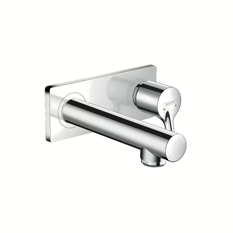 Potinkinė praustuvo maišytuvas Hansgrohe Talis S chromo spalvos pro montuoti ant sienos.