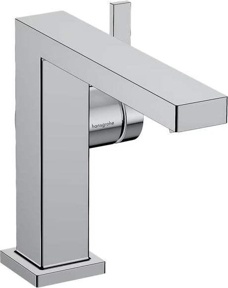 Chromuotas svirtinis praustuvo maišytuvas hansgrohe Tecturis E su šonine svirtimi ir push-open išleidimu