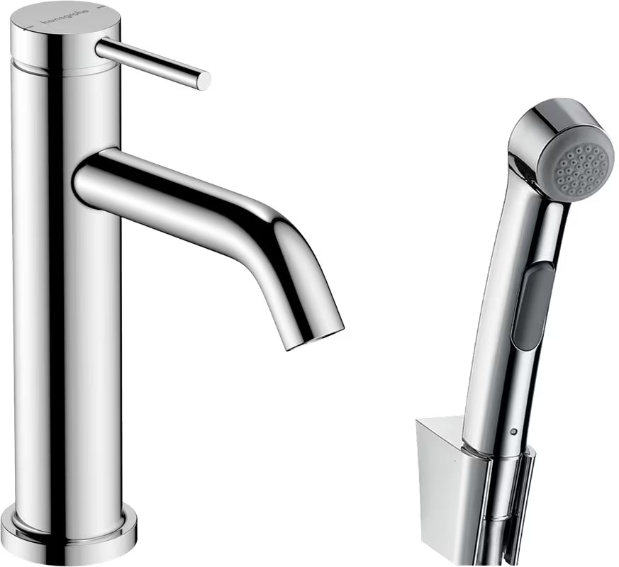 Hansgrohe Tecturis S praustuvo maišytuvas su bidė dušeliu, chromo spalvos