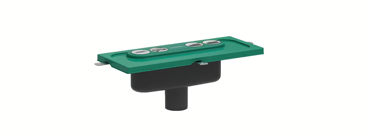Hansgrohe ubox bazinis korpusas pro dušo latakas 39,7 cm su DN50 jungtimi
