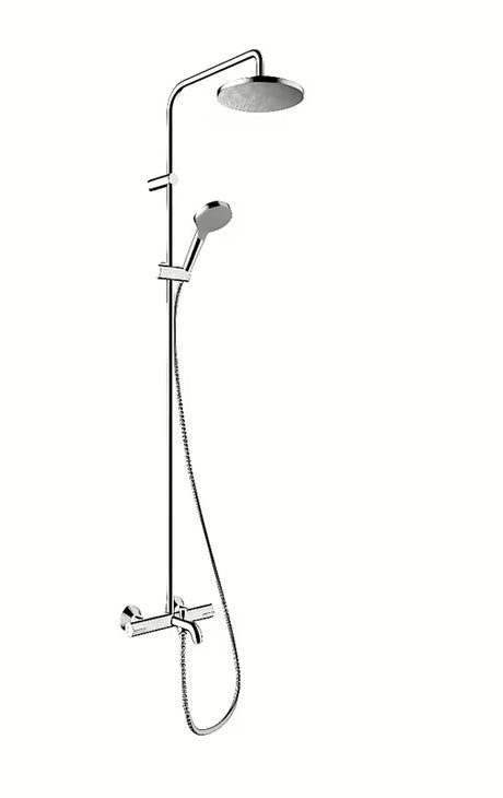 Hansgrohe Vernis Blend dušo sistema su termostatiniu maišytuvu pro voniai, chromo spalvos
