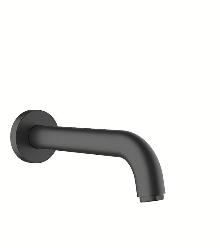 Vonios snapas hansgrohe Vernis Blend montuojamas ant sienos, matinės juodos spalvos