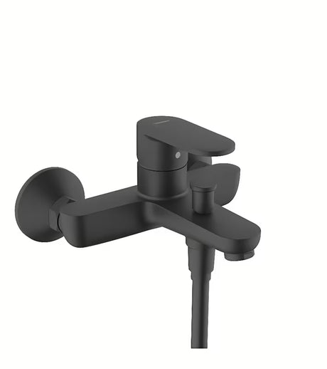 Hansgrohe Vernis Blend sieninė svirtinis vonios maišytuvas juodos matinės spalvos